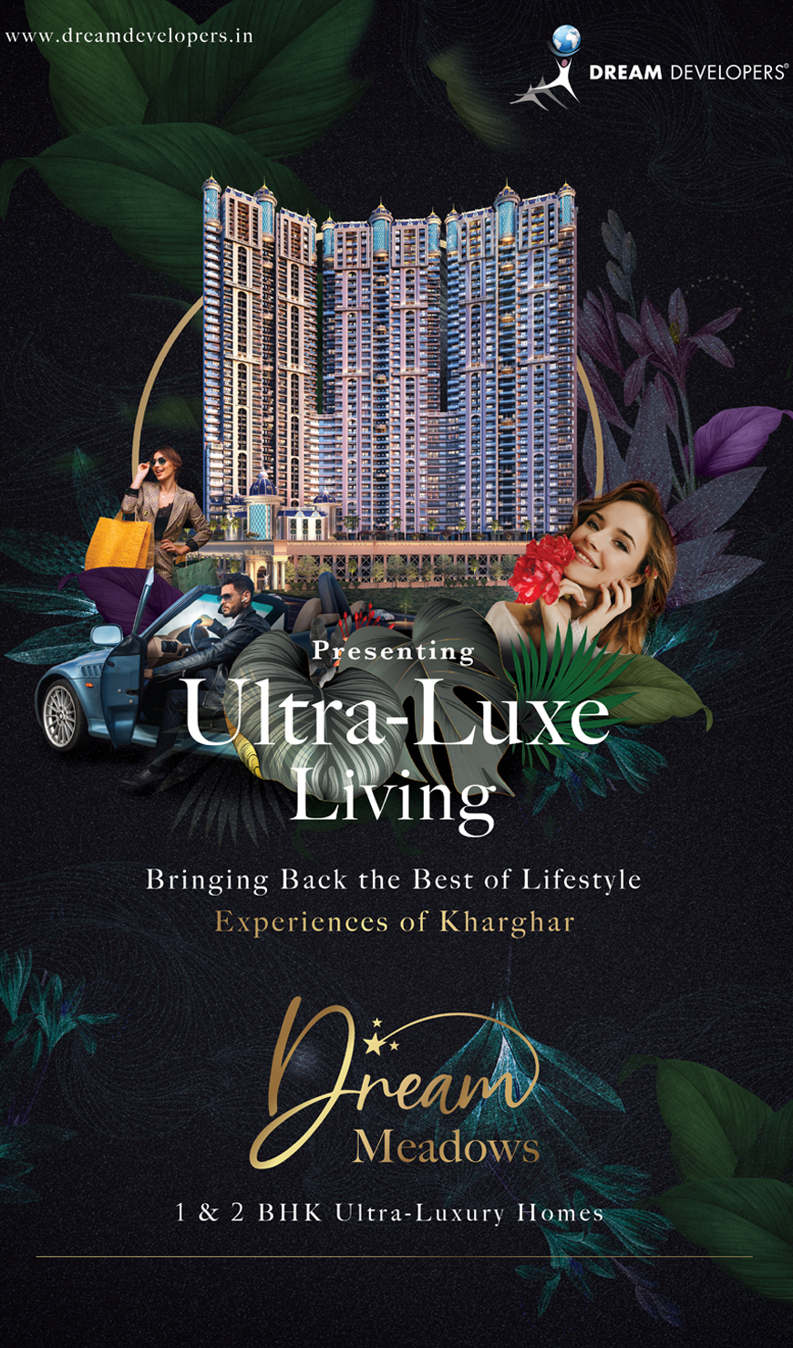 Dream Meadows by Dream Developers®, Upper Kharghar, Navi Mumbai - Mobile Banner